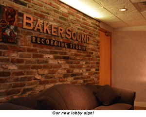 Our new lobby sign